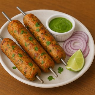 Lamb/Chicken Seekh Kebab